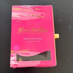 Glam Pink Invisi Ponytail Hair Extensions